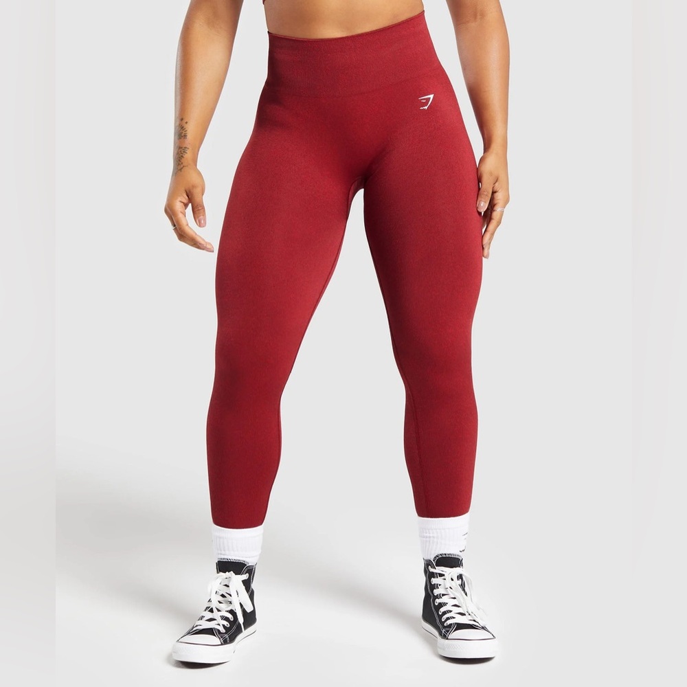 Gymshark Adapt Fleck Leggings - Size S, Color Reps/Conditioning Red